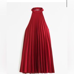 The A&F Giselle Pleated Trapeze Mini Dress